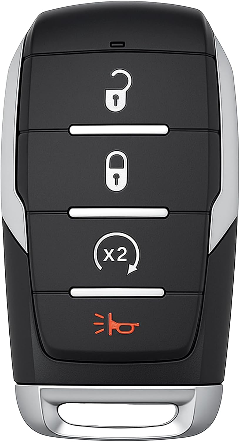 Replacement Remote Key Fob for Dodge Ram 1500 2019 2020 2021 2022 2023 2024 Smart Key for Keyless Entry Remote Control (433MHz OHT-4882056)
