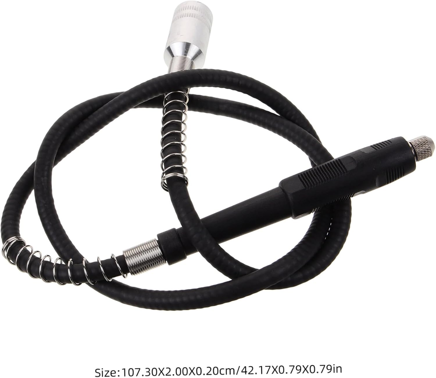 jojofuny Rotary Tool Attachments Flex Extension Drill Flexible Shaft Adapter for Drill Electric Seam Cleaning Cone