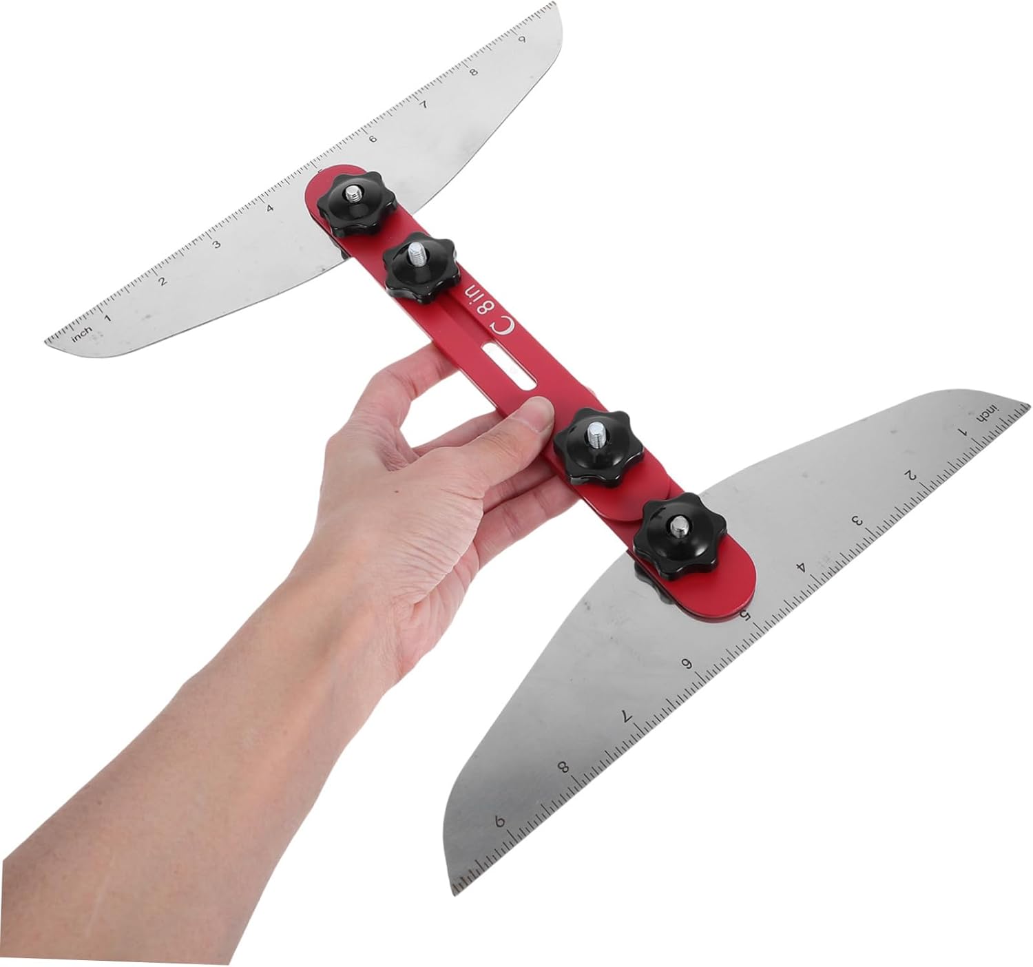 Uonlytech Stair Treads Non Slip Indoor Metal Stair Gauge Precision Measuring Tool for Woodworking