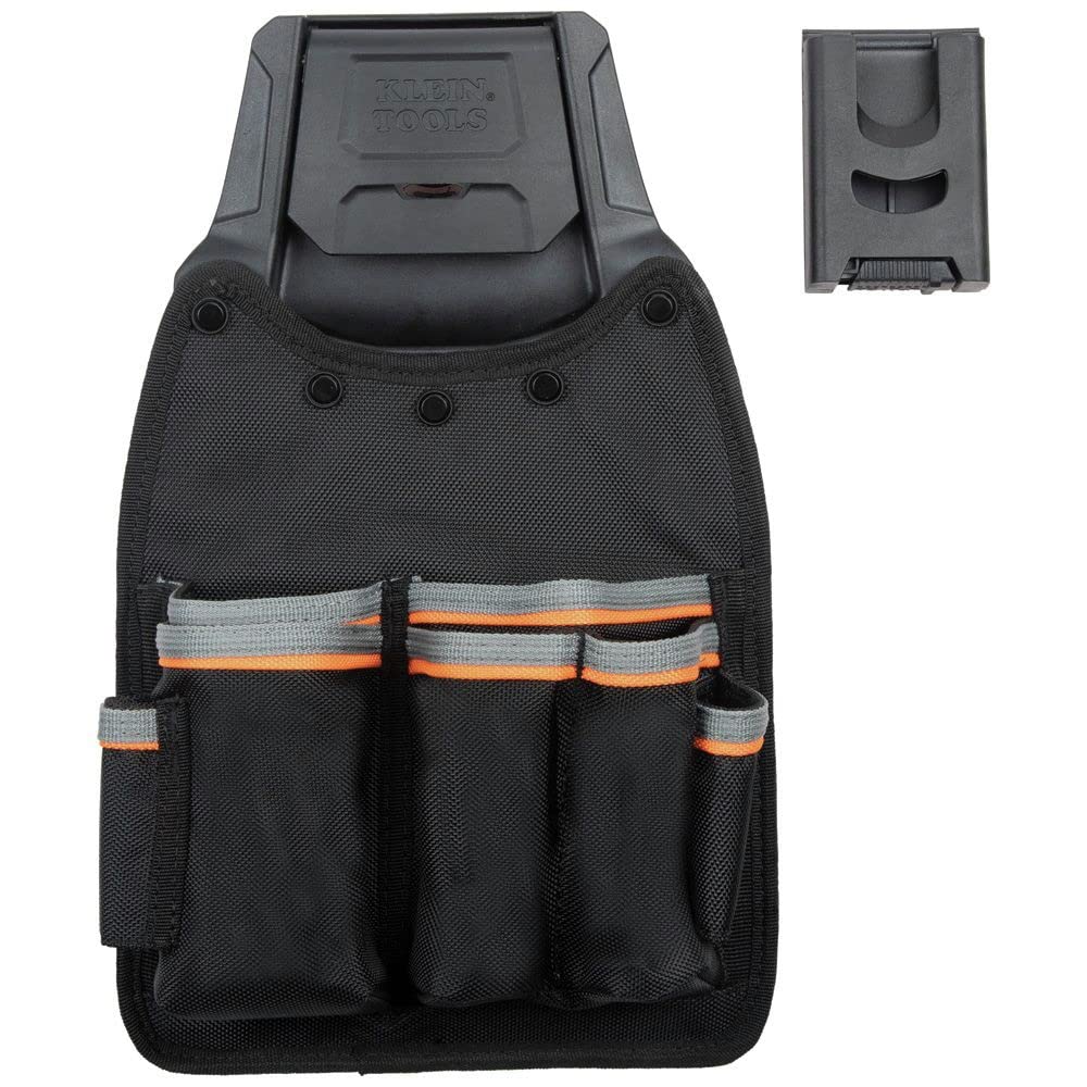 Klein Tools 55914 Tool Pouch, Tradesman Pro Modular Trimming Pouch w/Belt Clip Works with Klein Click Lock Modular Wall Rack and Tool Belts โ image 1