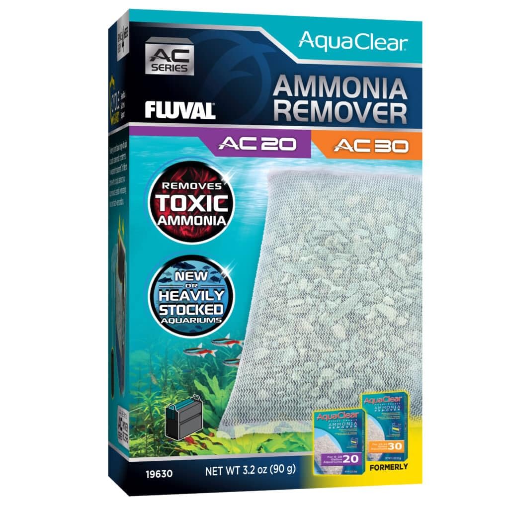 Fluval Charge Eliminates Ammonia for Filters Backpack for AquaClear AC20/30 Aquarium, 1pc