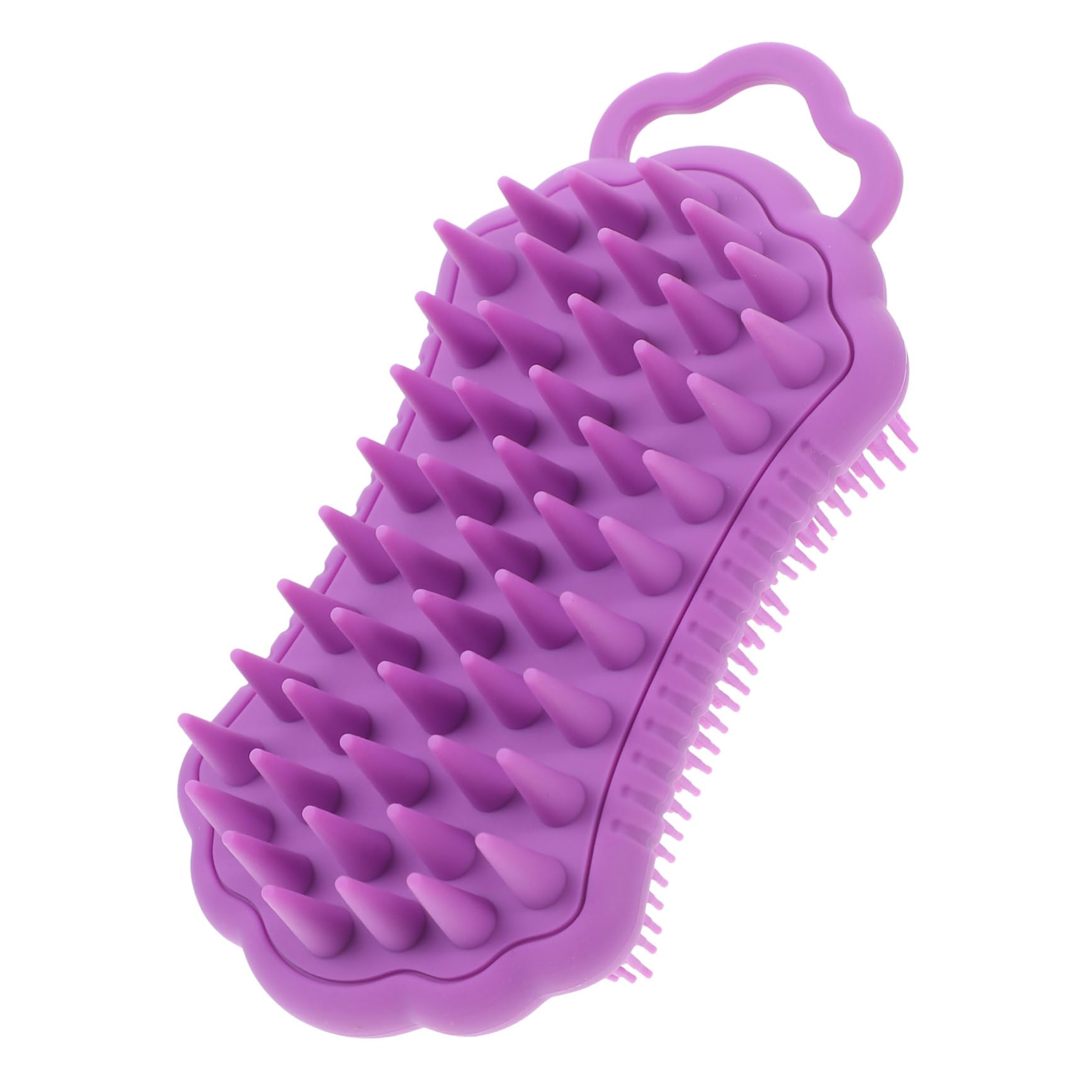 VALICLUD 4 Stück Silikon Kopfhaut Massagebürste Ergonomische Duschbürste für Haarwäsche und Körperpflege Sanfte Exfoliation und Massage für Entspannende