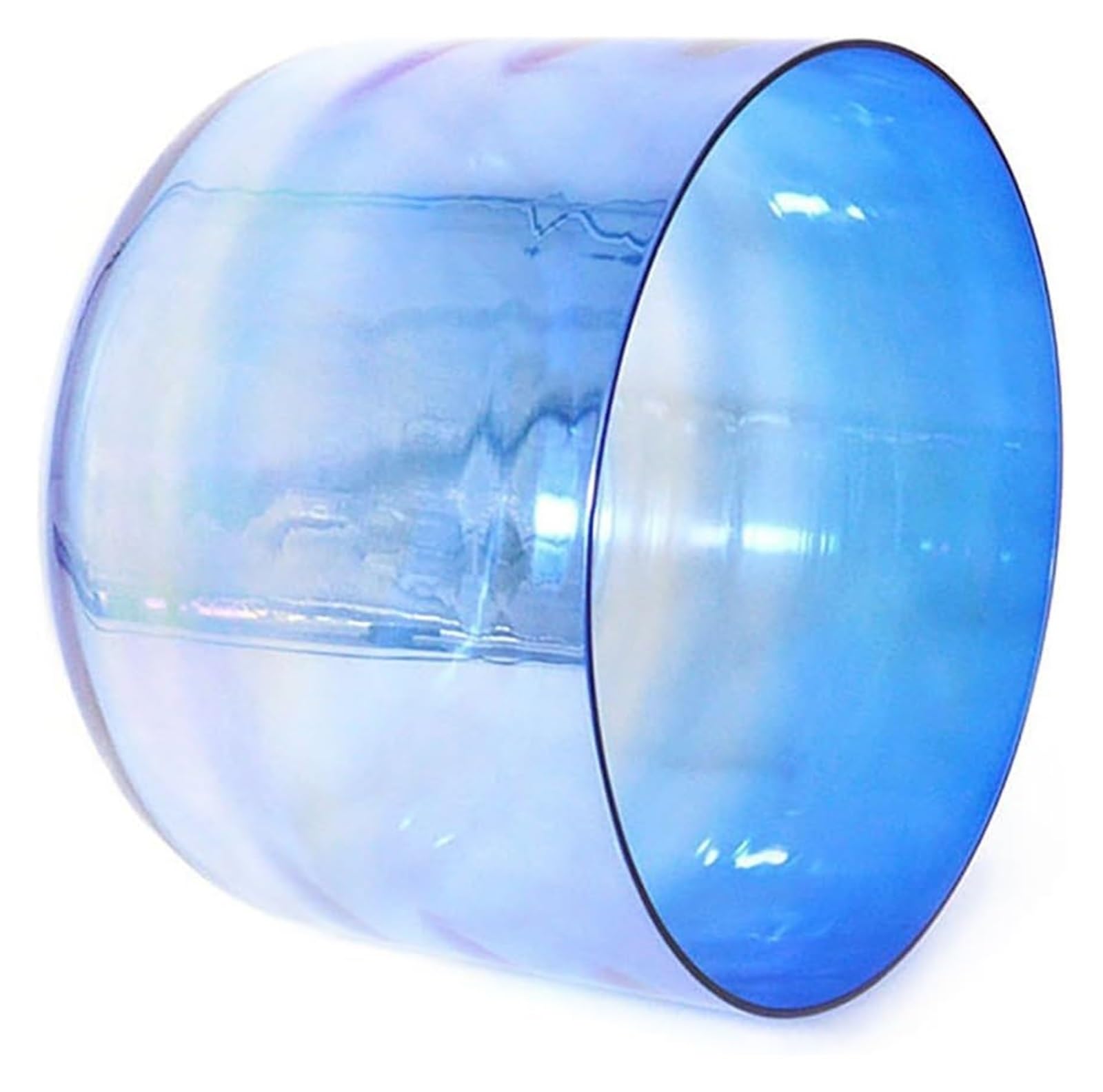 Ciotola tibetana di Cristallo, 15 cm, per Yoga, Meditazione e guarigione Sonora, Ciotola Chakra al Quarzo 432Hz, con Battente in Acrilico e O-Ring, per Principianti e Professionisti, Una Nota