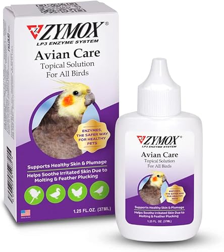 ZYMOX Avian Care Solución tópica sin hidrocortisona - 1.25 oz