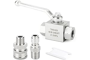 TAISHER KHB 3/8 Inch NTP Pressure Washer Ball Valve Kit
