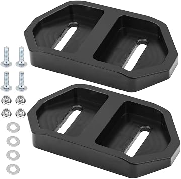 AKS2400D Skid Shoes W/Hardware for EGO Power+ 24 inch 2-Stage Snow Blower SNT2400/SNT2405, Pair Black