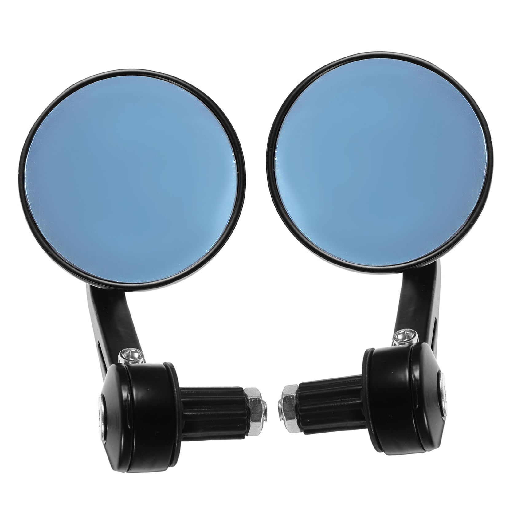 Specchietto Retrovisore Per Realizzato in Lega Di Alluminio Resistente E Leggera Design Retrò Adatto Per Manubri 18-20 Mm