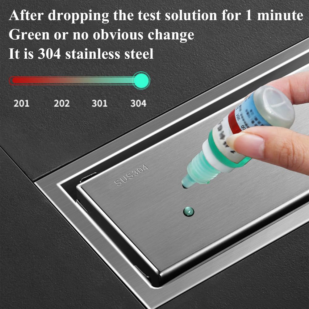 Rejilla Desague Ducha,Canaleta De Ducha Uso Positivo Y Negativo Suelo Porcelánico,Acero Inoxidable Desagüe De Suelo Invisible para Reforma Baño,Plata,10 * 60cm