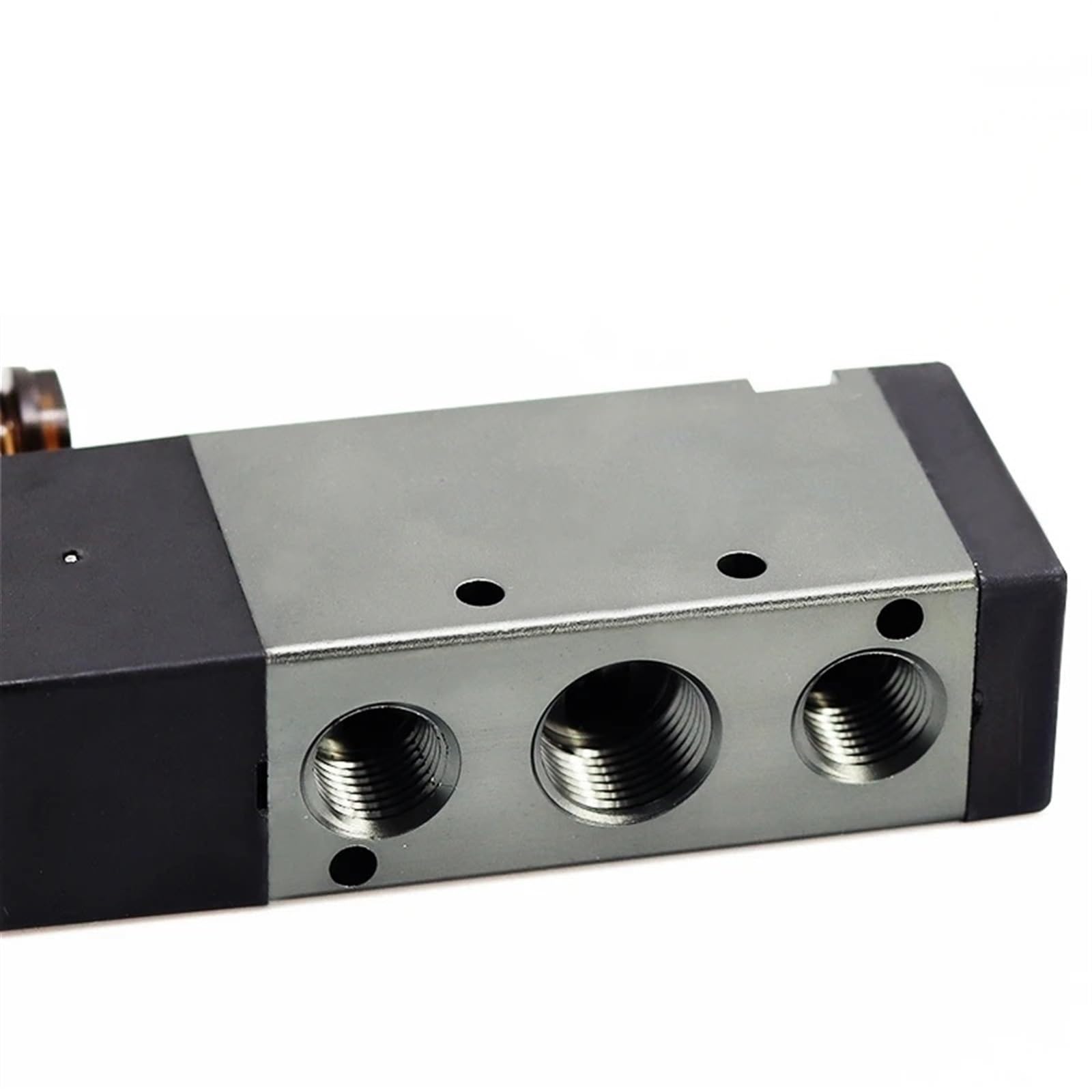 Válvula Solenoide eléctrica neumática 4V110 4V210 4V310 4V410, Control de 5 vías y 2 Posiciones, Aire, Gas magnético 4V210-08 12V 24V 220V(4V310-10 AC110V,with 4mm Fittings)
