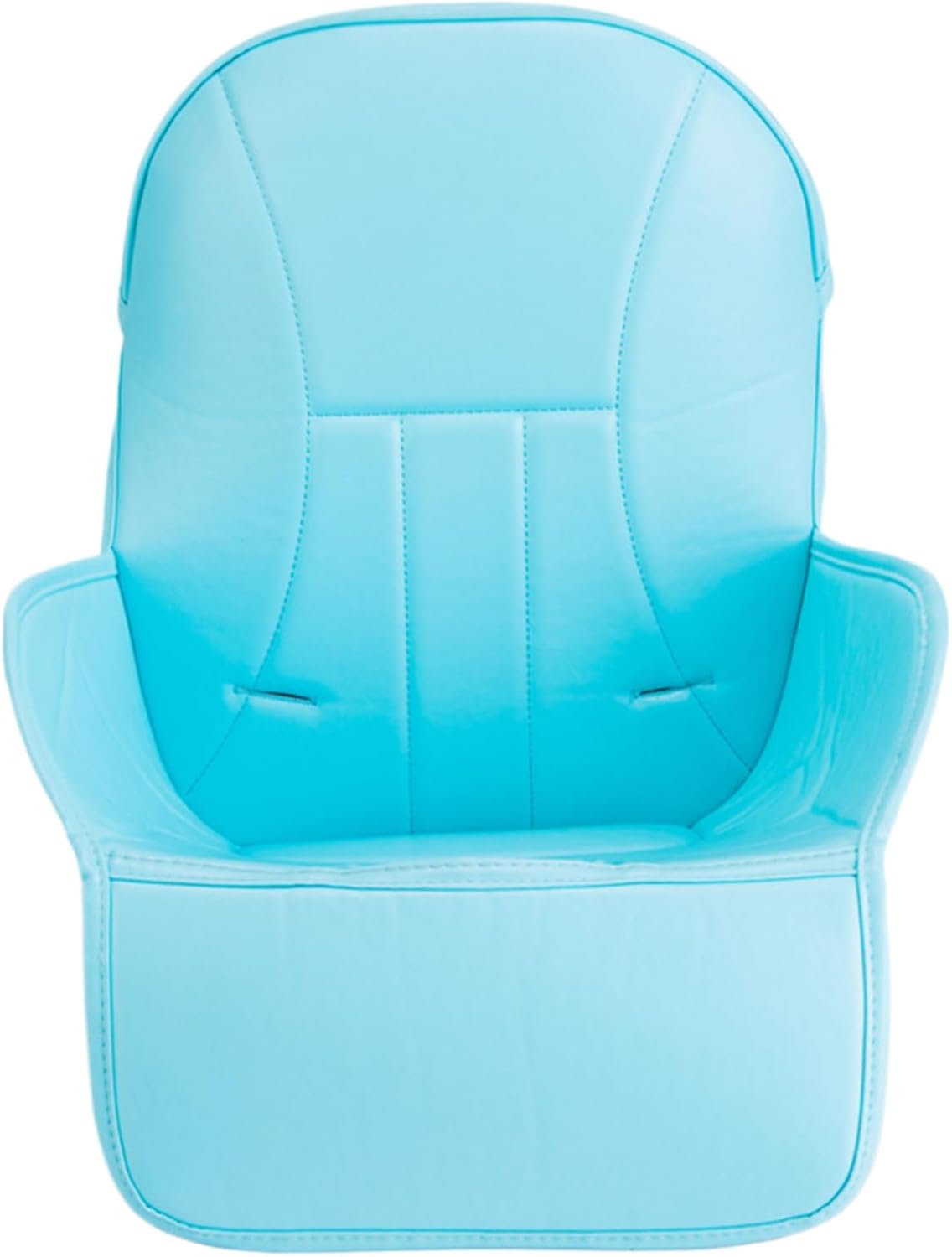 High Chair Cushion,High Chair Cover,Soft PU Leather High Chair Cover, Replacement Baby High Chair Cover, Non Slip Stroller Cushion for Toddler, Baby, Little Boys Girls Blue