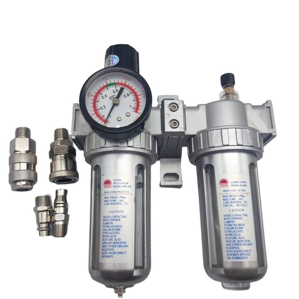 SFC-400 SFC-300 SFC-200 compresor de aire filtro de aire regulador aceite separador de agua trampa filtro válvula Reguladora drenaje automático(SFC-400 NOJOINT)