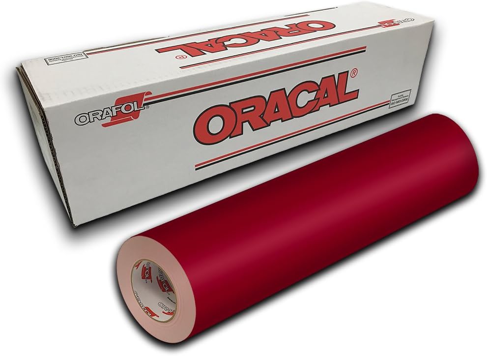 Oracal 651-12" x 10yd - Dark Red 030