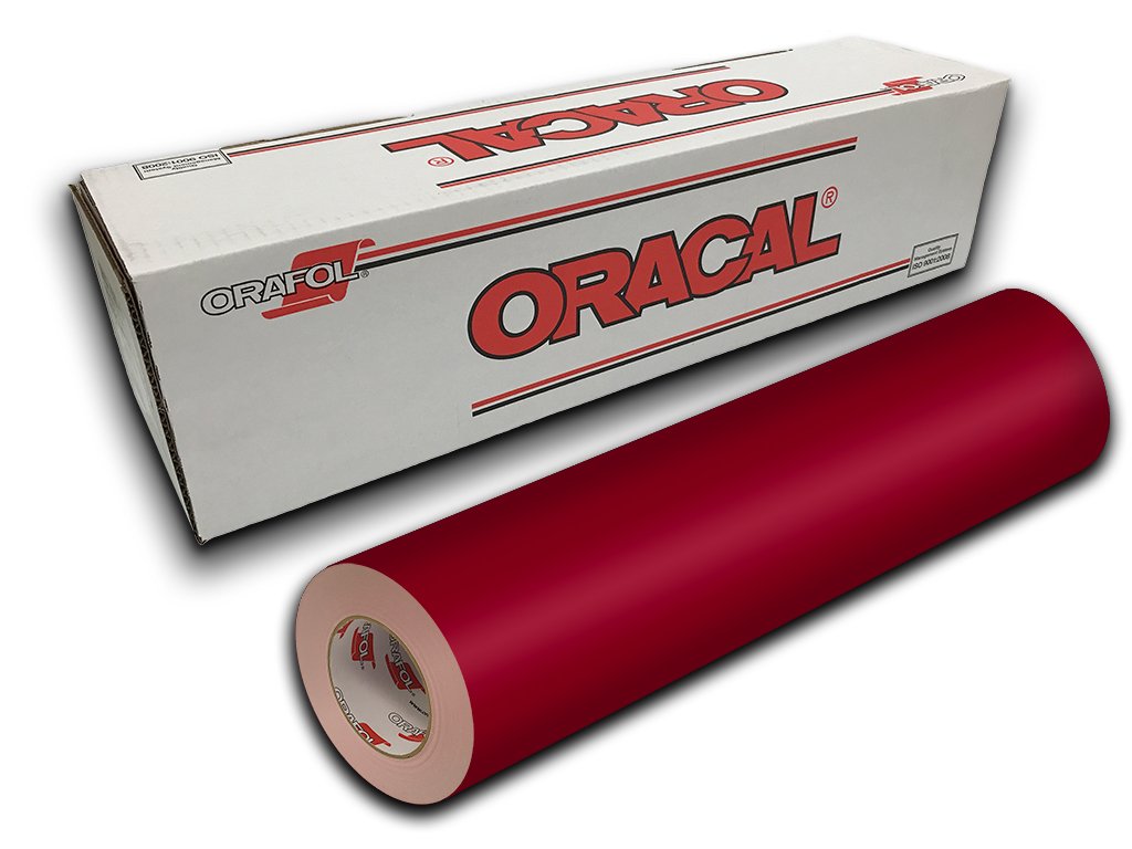 Oracal 651- 12" x 10ft - Dark Red 030