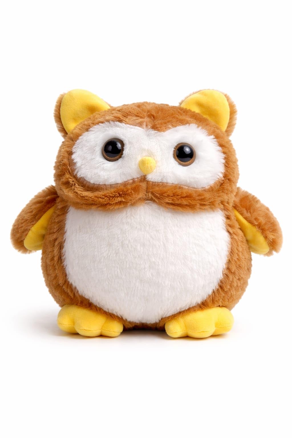 Cute Owl Soft Toy for Kids | Ultra Soft Plush Owl Teddy | Stuffed Animal Doll for Baby, Boys & Girls | Huggable, Non-Toxic Gift Toy - 25CM (Brown)