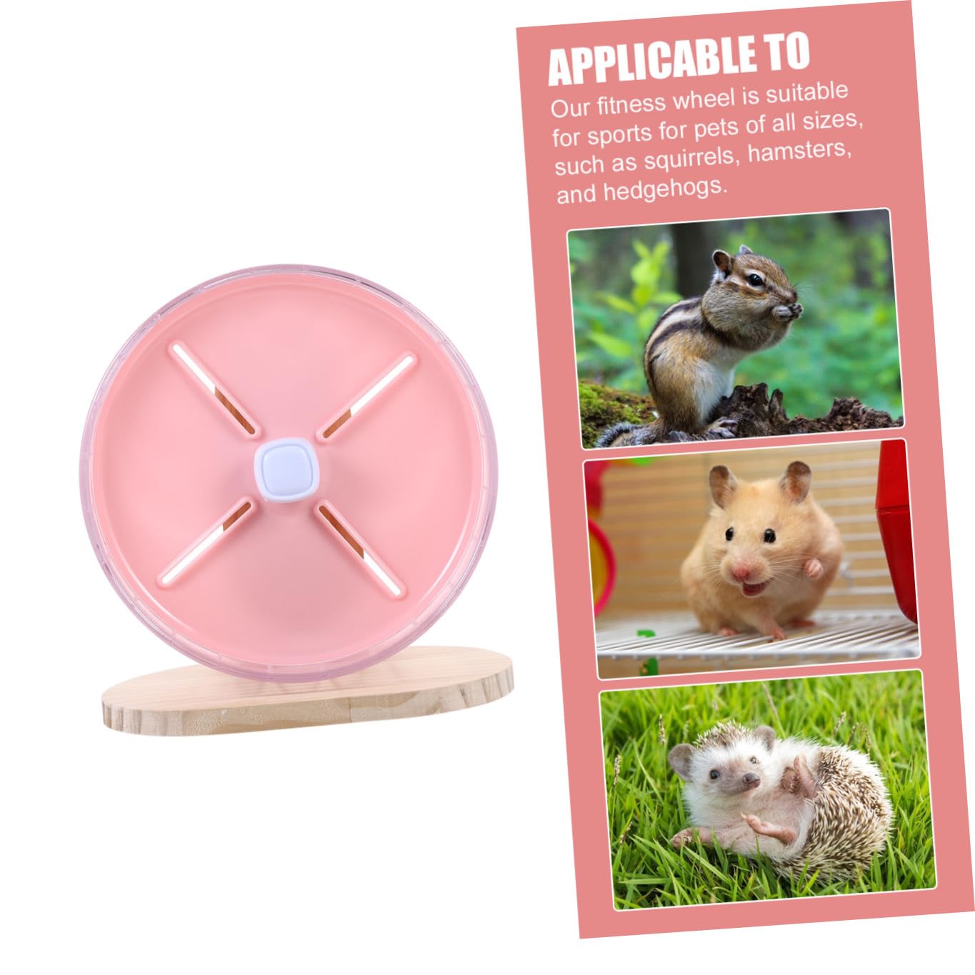 Roue Silencieuse pour Hamster Et Rat Compacte pour Chinchilla Jouet Décoratif pour Cage