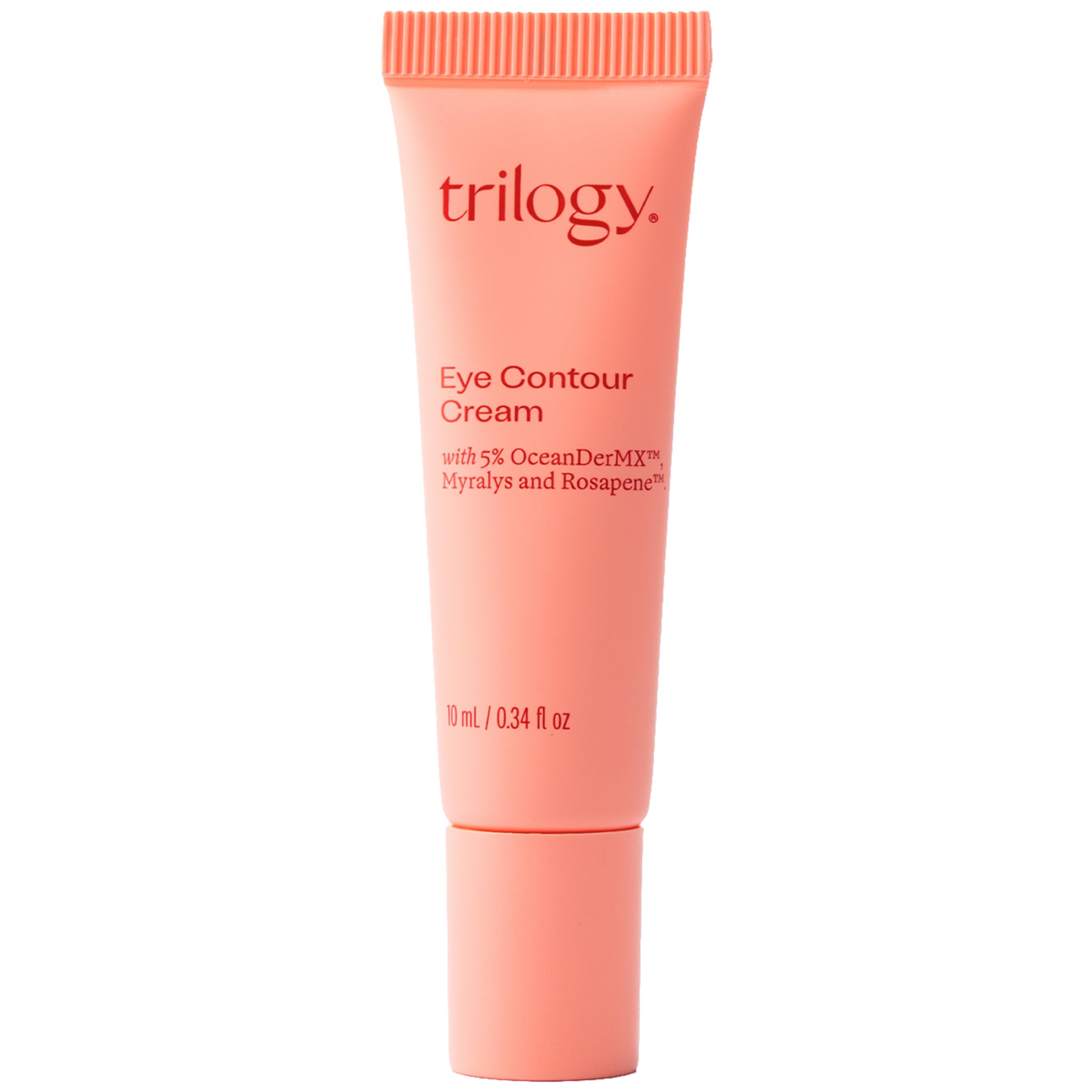 Trilogy Eye Contour Cream, Reduces Fine Lines & Puffiness, 0.34 Fl Oz | Fast-absorbing under-eye gel cream de-puffs & hydrates with Rosapene, Rosehip