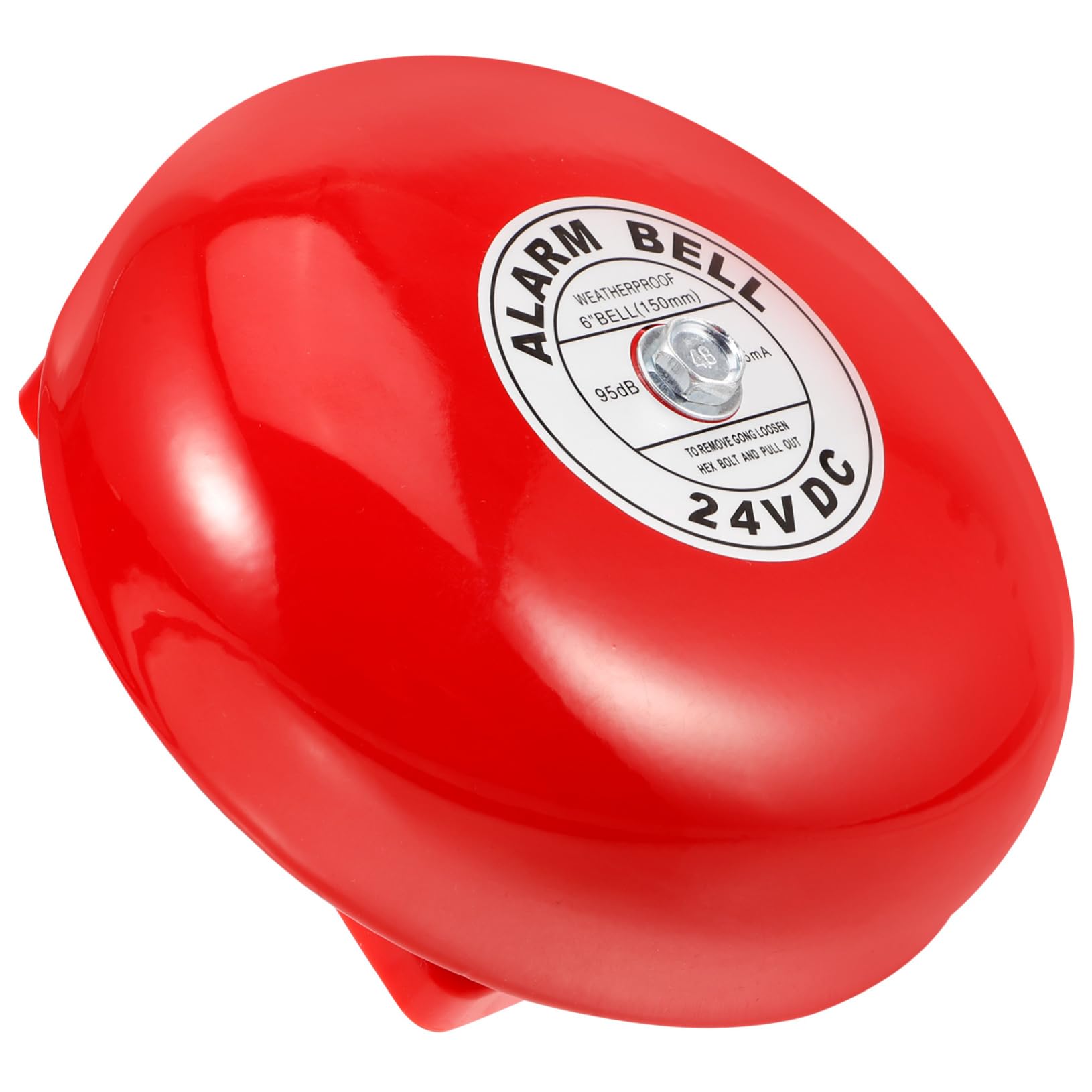 Alarma de Incendio Eléctrica de 24 V para Uso Industrial Timbre de Alarma en Hierro Rojo y Fácil Instalación para Elevadores y Seguridad