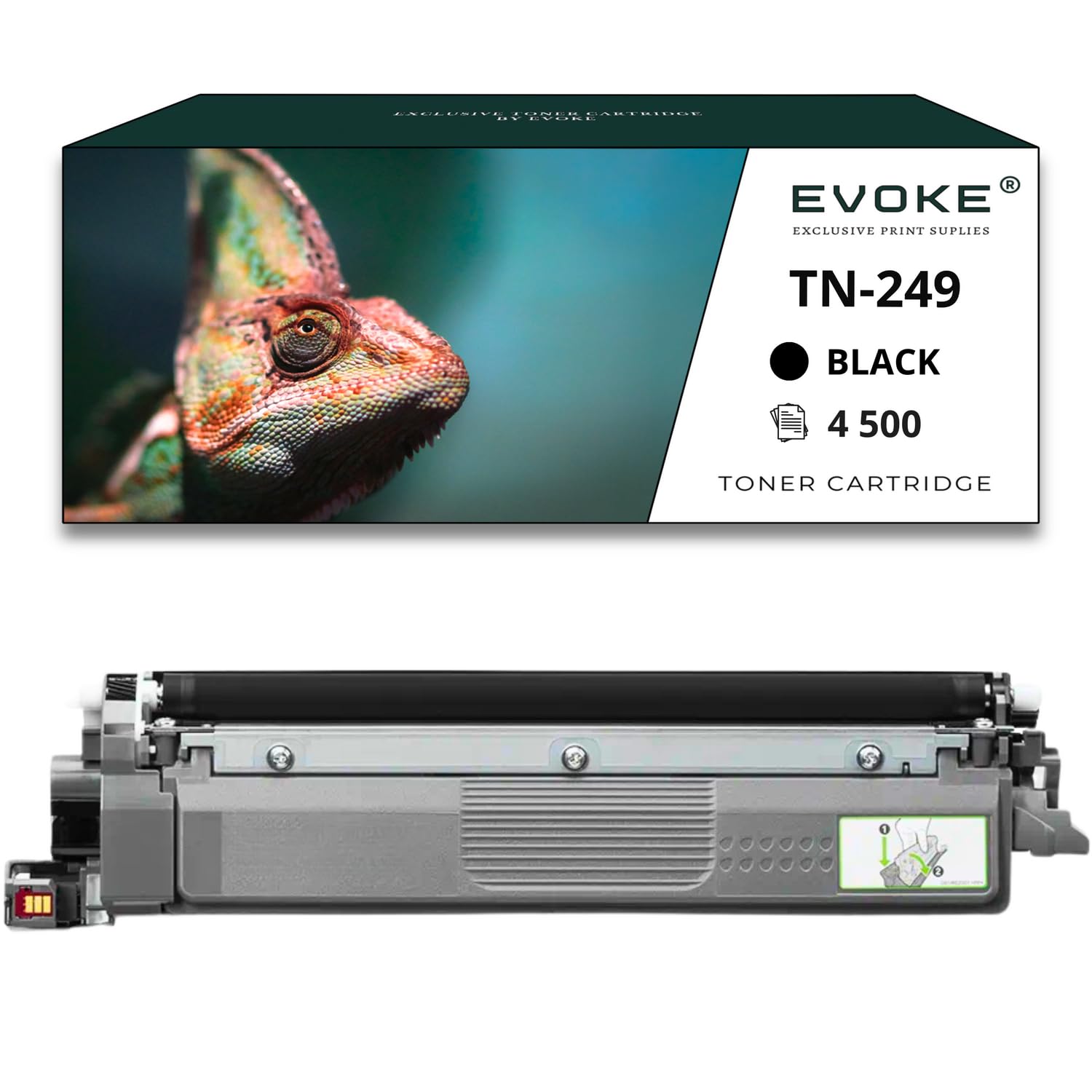 EVOKE TN249 TN-249 Toner Kompatybilny z Brother HL L8230CDW L8240CDW MFC L8340CDW L8390CDW (Zestaw CMYK) 16500 Stron