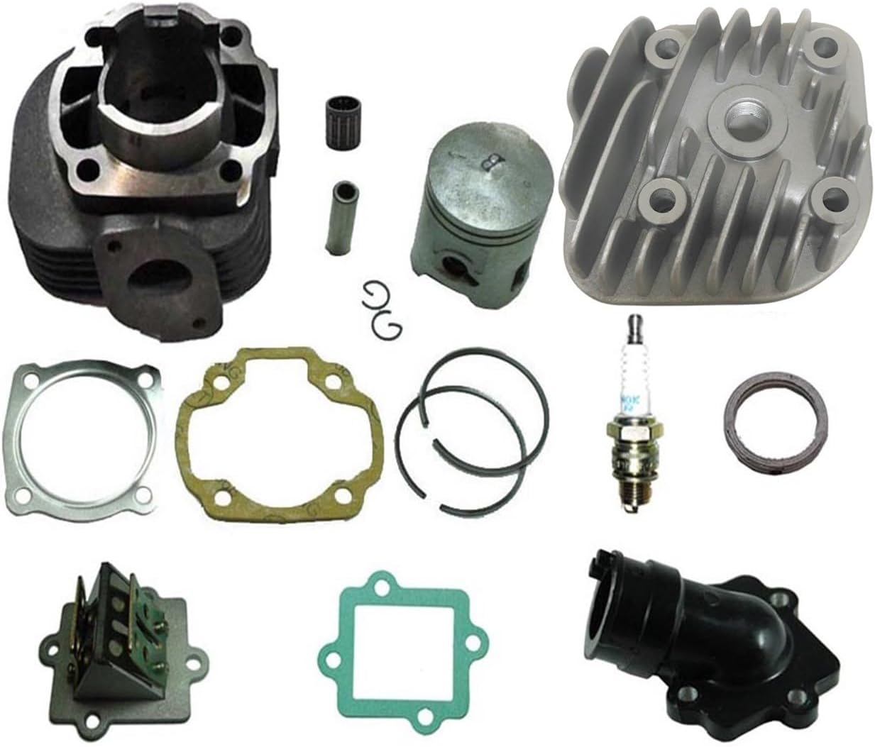 Polaris, E-ton, Alpha Sports 2 stroke 100cc Big Bore kit for all 2 Stroke 90cc ATV's. Engine Rebuild Cylinder Top End Kit