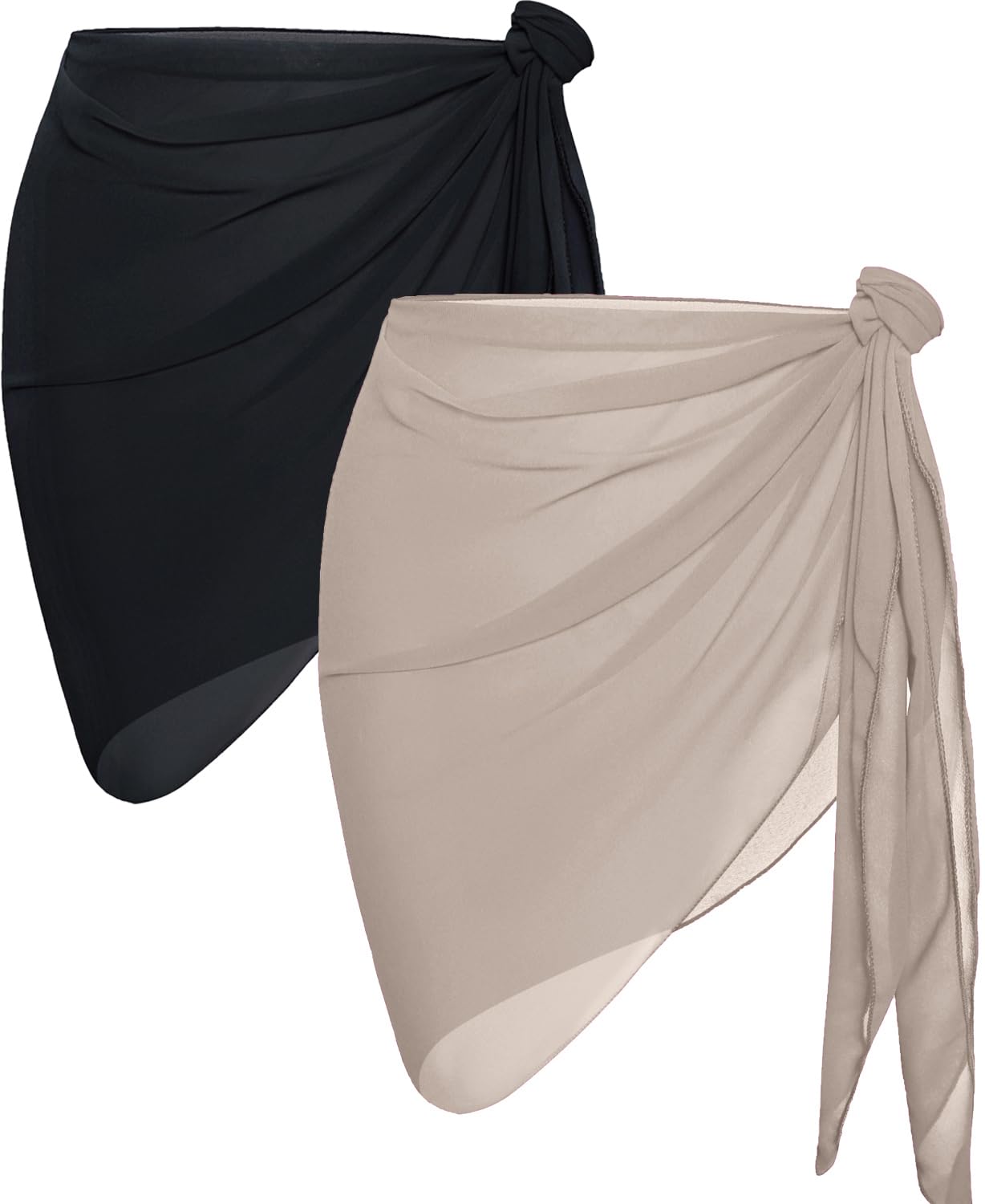CHICGAL 2 Pieces Women Beach Sarong Cover Ups