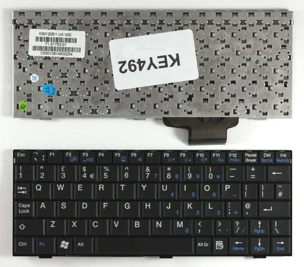 Clavier PC portable Power4Laptops noir Maxdata pour le télétravail - 2