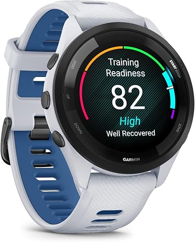 Miniatura 4 de Garmin Forerunner 265 - Reloj inteligente con pantalla táctil multideportiva avanzada, Whitestone, monitor de frecuencia cardíaca, estadísticas de