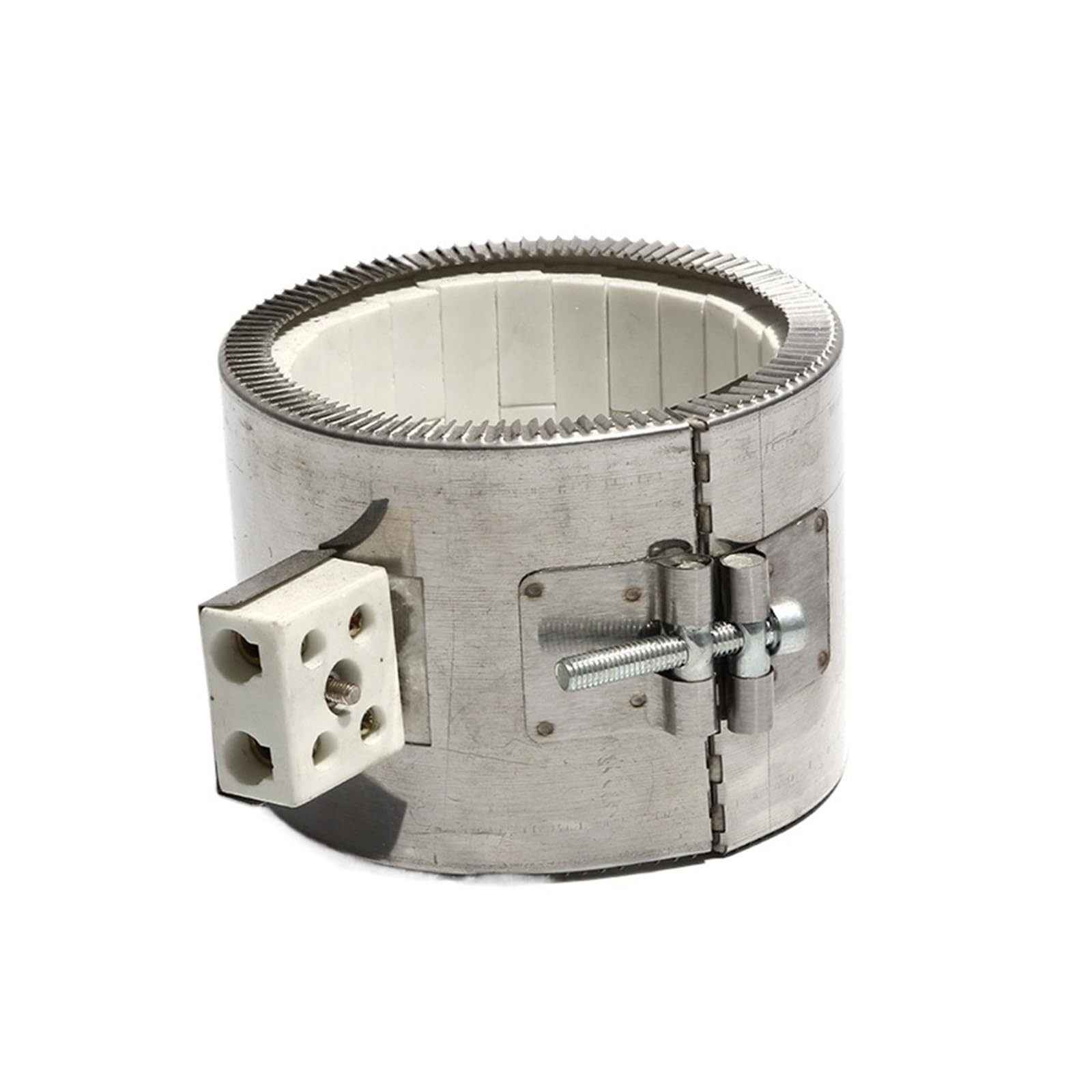 Ceramiczny grzejnik taśmowy 220 V Stalowy element grzejny o średnicy ID 70-200 mm(1000W 130x50mm(IDxH)