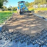 Pavimentazione a terra: realizzata in materiale HDPE, questa griglia di terra leggera e resistente all'abrasione è progettata per la stabilità. Ideale per installazioni di vialetti inclinati e piani, è dotato di un processo di saldatura sonica per una maggiore durata. Esplora la scheda delle dimensioni per un dimensionamento preciso in base alle tue esigenze. Perfetto per creare una base affidabile in qualsiasi spazio esterno.