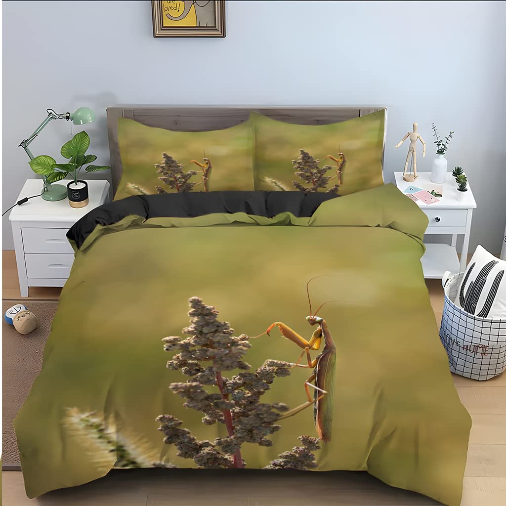 Housse de couette fermeture éclair 160x200 microfibre 110g/㎡ jaune