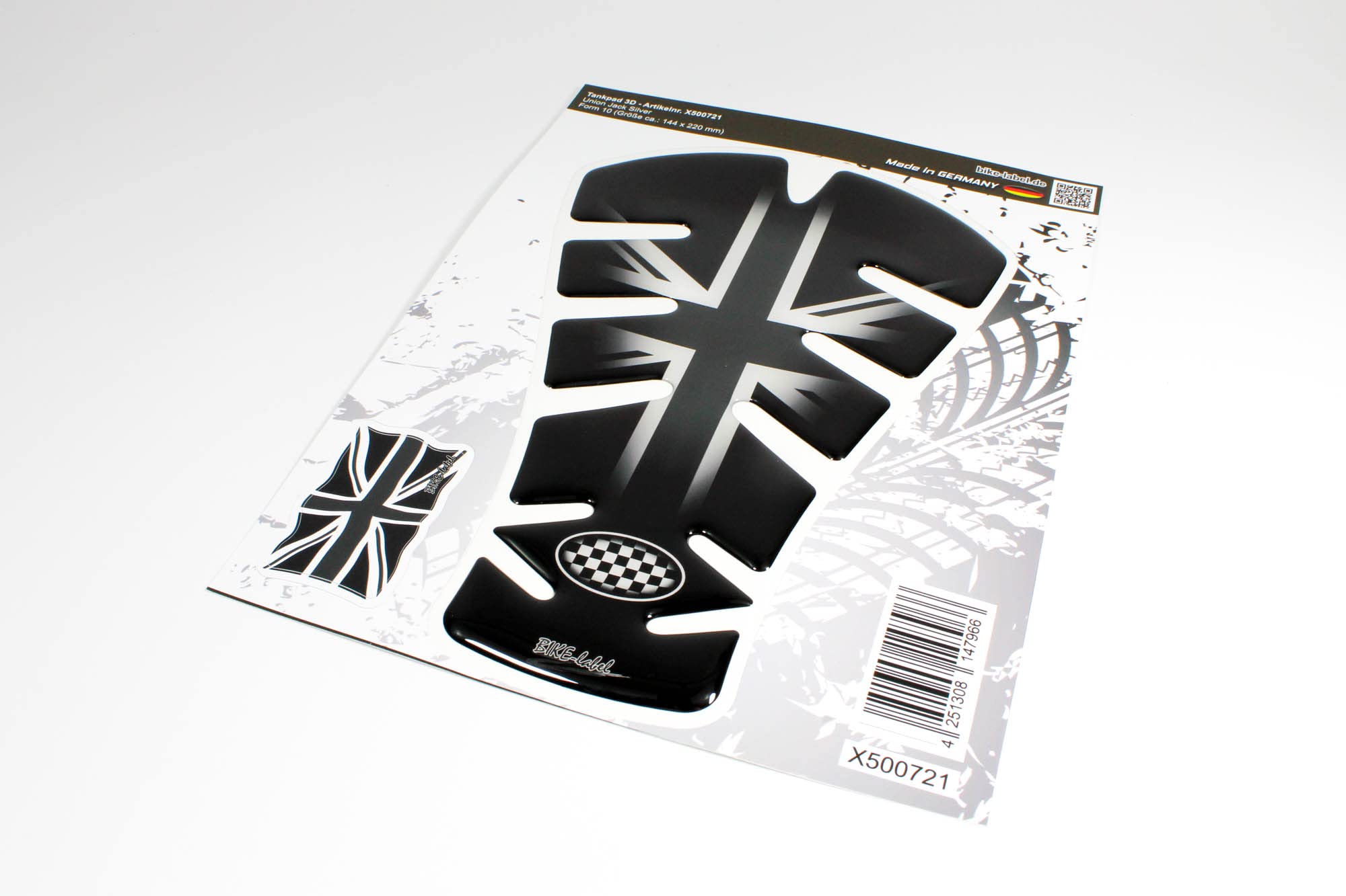 Protections De Réservoir Moto 3D Union Jack – Set Gauche/droit, 140x90 Mm, Revêtement Gel Anti-rayures, Résistant à L'essence Et Aux UV, Fabriqué En Allemagne - 6