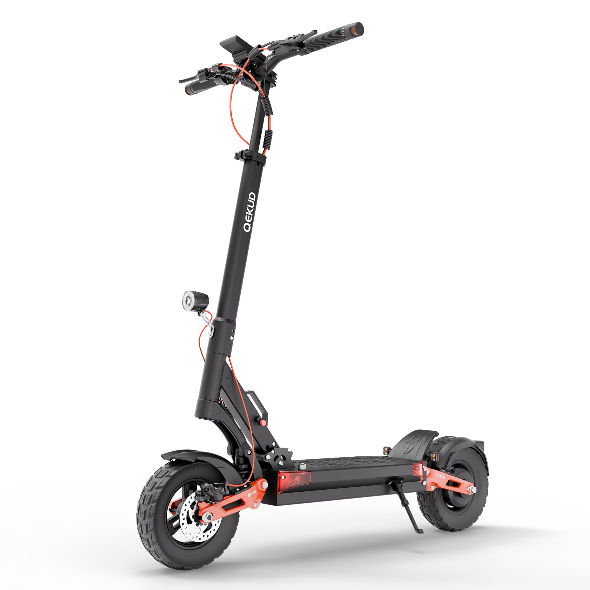 Elektroroller mit ABE Straßenzulassung, 48V 26Ah Akku, 500W E Scooter Klappbar für Erwachsene, 10 Zoll Luftreifen, Reichweite Bis 100 km