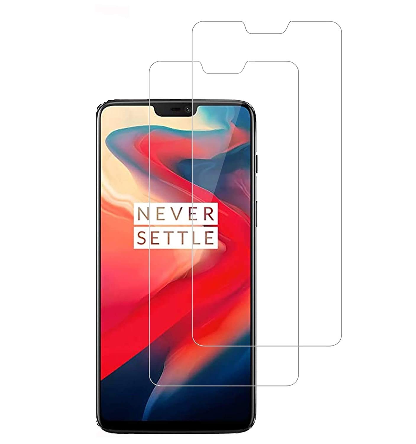 TECHSHIELD? Tempered Glass 9H Hardness Gorilla Screen Protector for One