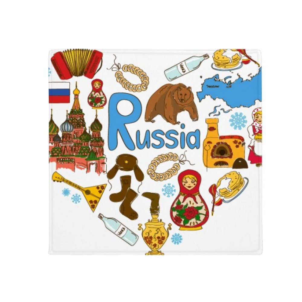 Tapis de sol Russie accordéon Saint Basil carré 80 cm pour animaux et cuisine