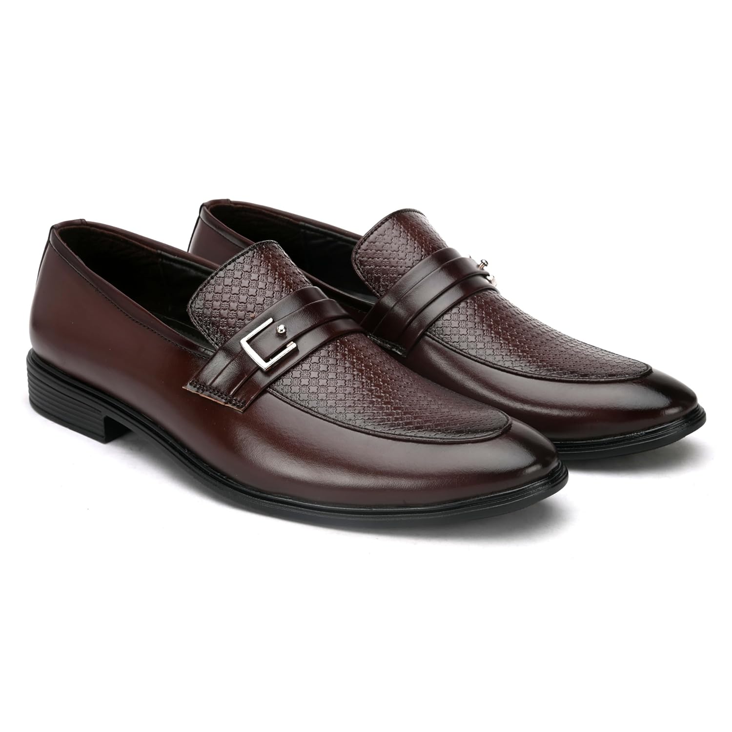 stanphord Mens Mystic Formal Shoes | Casual Office Wear Lightweight Stylish Slip on Loafers | Perfect for Casual & Formal Outfit and Wedding Occasions-picture-35