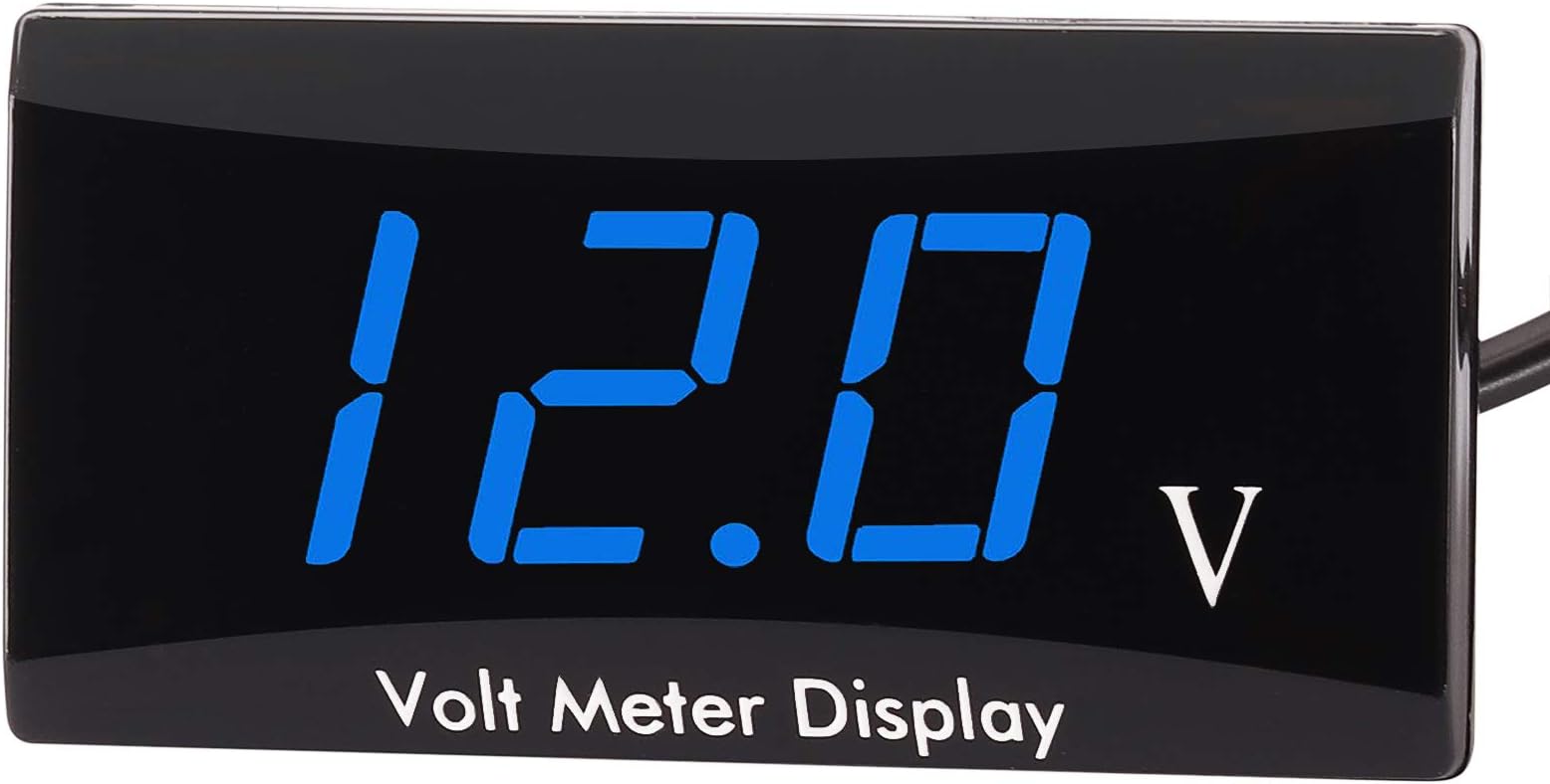 DC 12V Car Digital Voltmeter Gauge AIMILAR LED Display