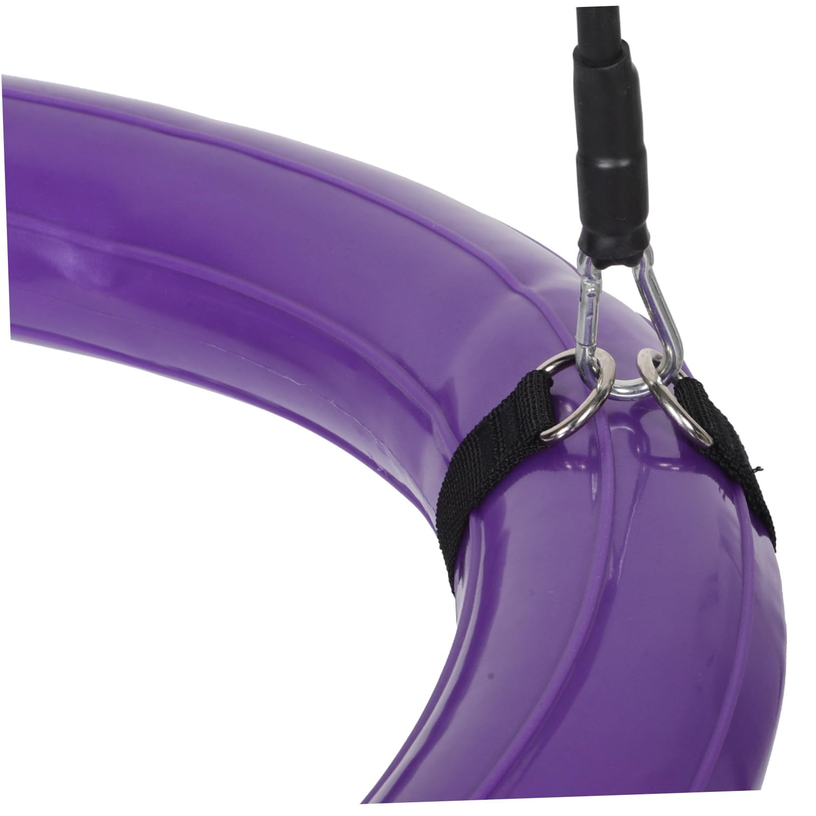 Base per Palla Yoga Antiscivolo 60cm in PVC Porpora | Anello Fisso con Maniglia, Struttura Ispessita, Supporto Stabile per Pratica Domestica e Attività Outdoor