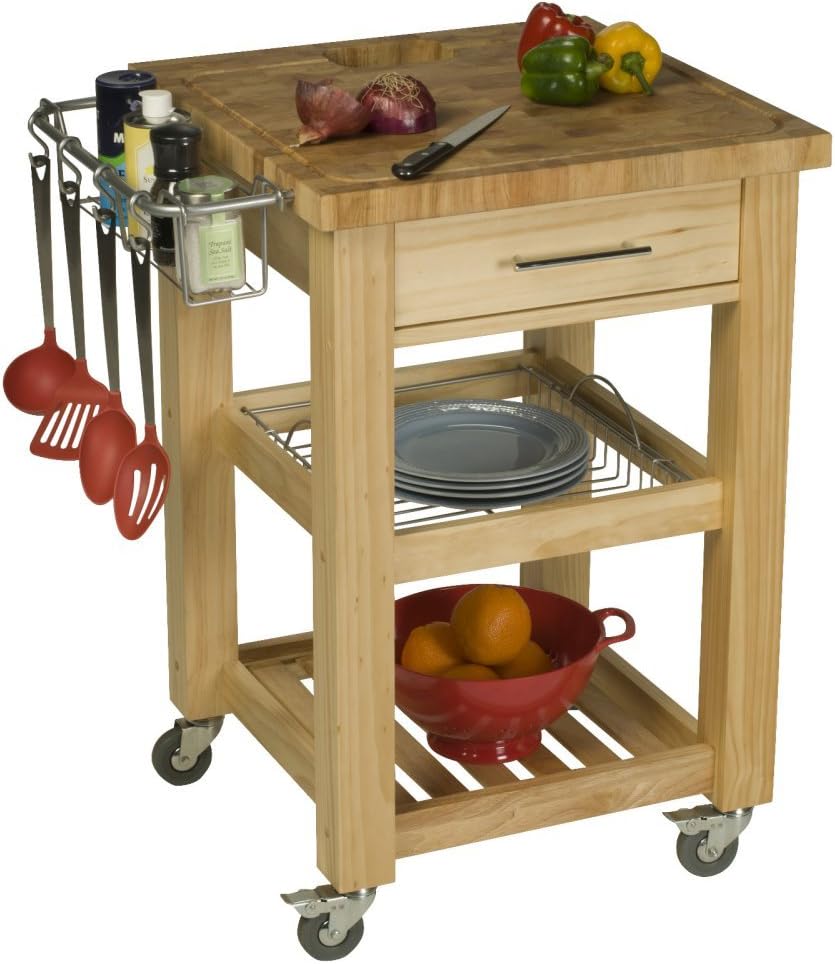 Pro Chef Kitchen Cart Base Finish Natural Lacquer