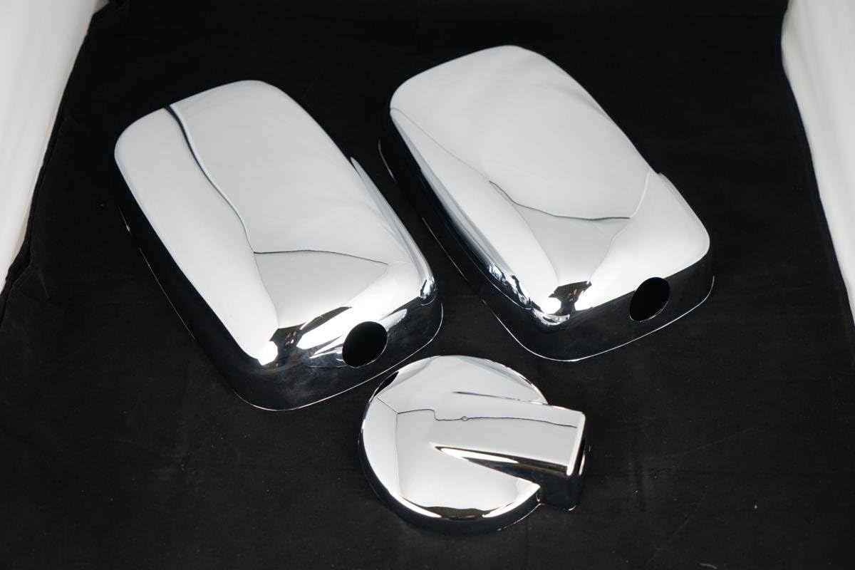正規激安 ローキャブ ハイキャブ 標準 ワイド車 5点セット ミラーステーホルダーカバー ミラーカバー メッキ エルフ 07 いすゞ 新品 Nd 93 471 その他
