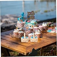 Vista 3 de Garneck 12 Pcs Mini Basket Mini Willow Baskets Small Baskets for Gifts Basket Toys Pantry Storage Baskets Container for Food Sundries Storage Basket