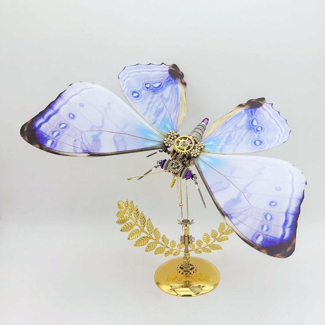 Puzzle 3D in metallo a forma di farfalla, 150+ pezzi, modello meccanico Steampunk, fai da te, da collezione, decorazione da scrivania, per adulti e hobbisti
