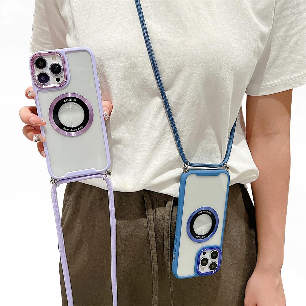 Amazon.co.jp: スマホケース ショルダー MagSafe対応 クリアケース