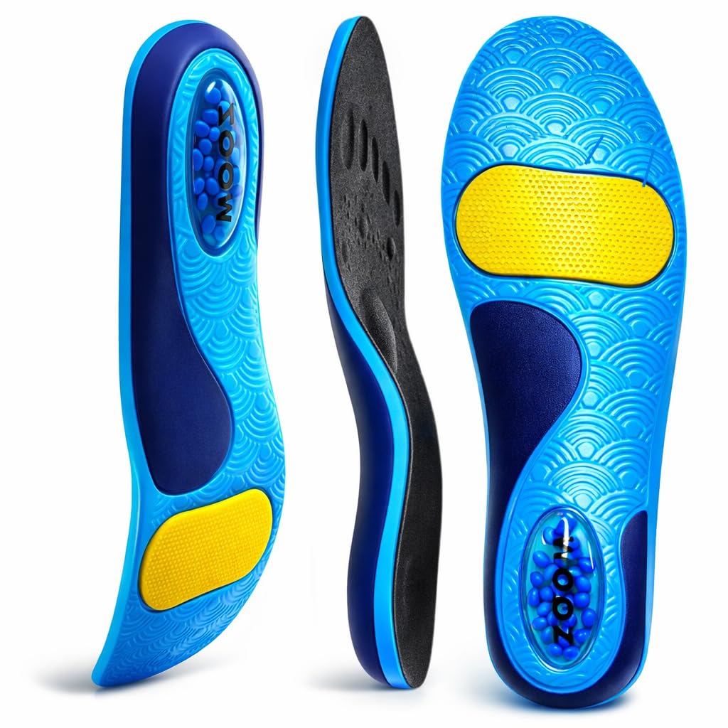 Goofort DynaZoom™ Arch Support Insoles Men Women,Gel Orthotic Inserts–The King of Dynamic Comfort with Air Cushion Shock Absorption for Plantar