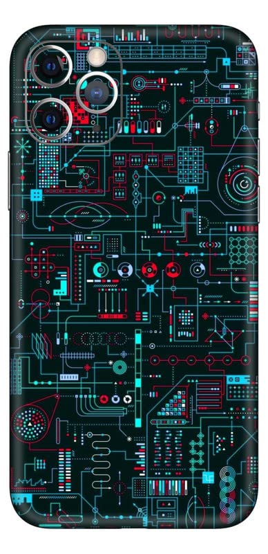 WRAP CRAFT Mobile Skin Sticker Compatible with Apple iPhone 11 Pro Skin Not Back Cover, Camera & Back Protector Mobile Skin Wrap; iPhone 11 PRO-KE-287- Best and cheap mobile covers in India