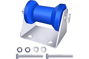 Galvanized Steel Boat Trailer Roller Kit with Blue Keel Rollers