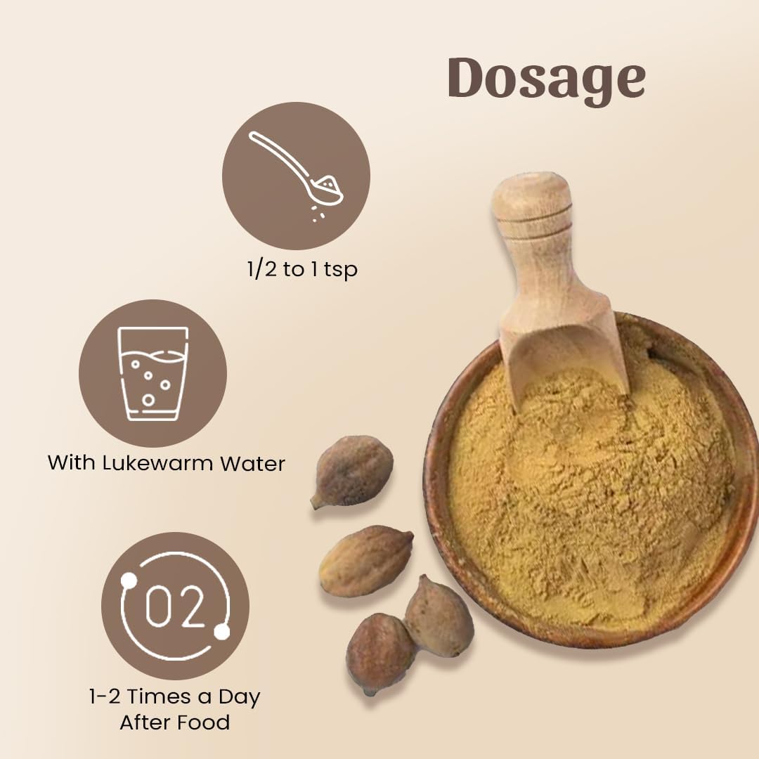 Neel Ayurvedics Baheda Pulver 300 g – reines Ayurvedisches Triphala-Zutat, Terminalia bellirica, Naturkraut, Premium Qualität, vegan, glutenfrei – ideale Basis für Haar- & Hautpflege