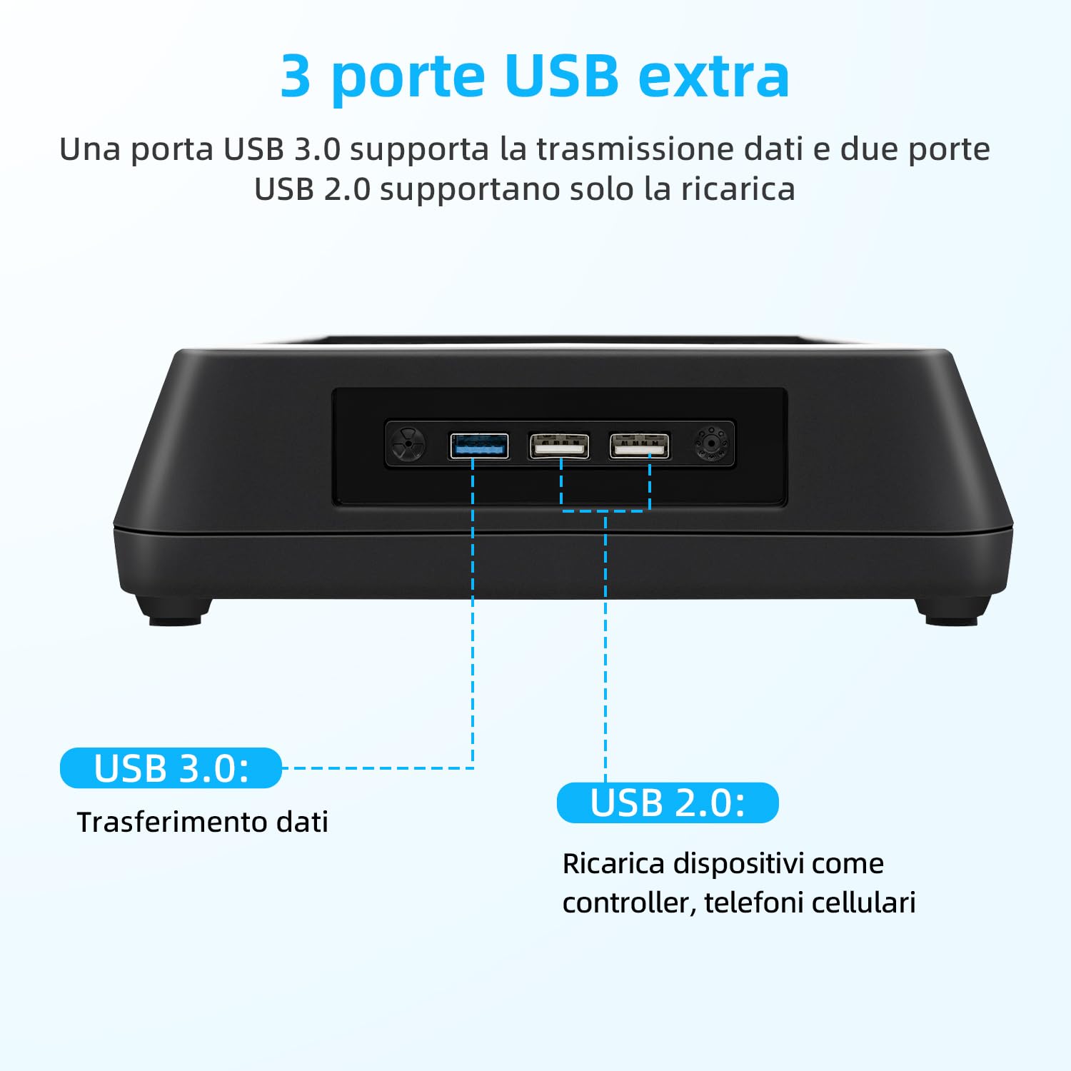 Ventola di Raffreddamento Aggiornata per Xbox Series X, Supporto di Raffreddamento con Indicatore LED e Sistema di Raffreddamento Regolabile a 3 Livelli di Velocità per Xbox Series X