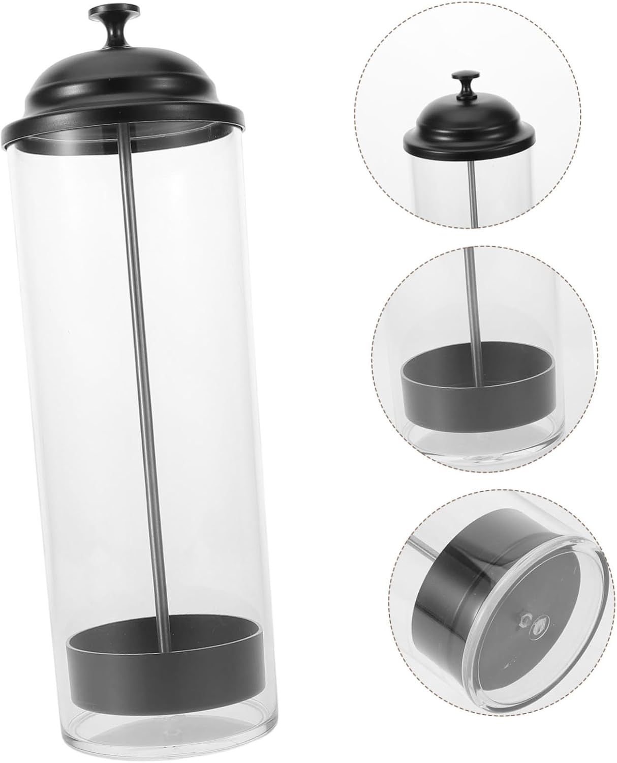 Plastic Straw Dispenser Straw Holder Storage Bucket Utensil Holder for Kitchen