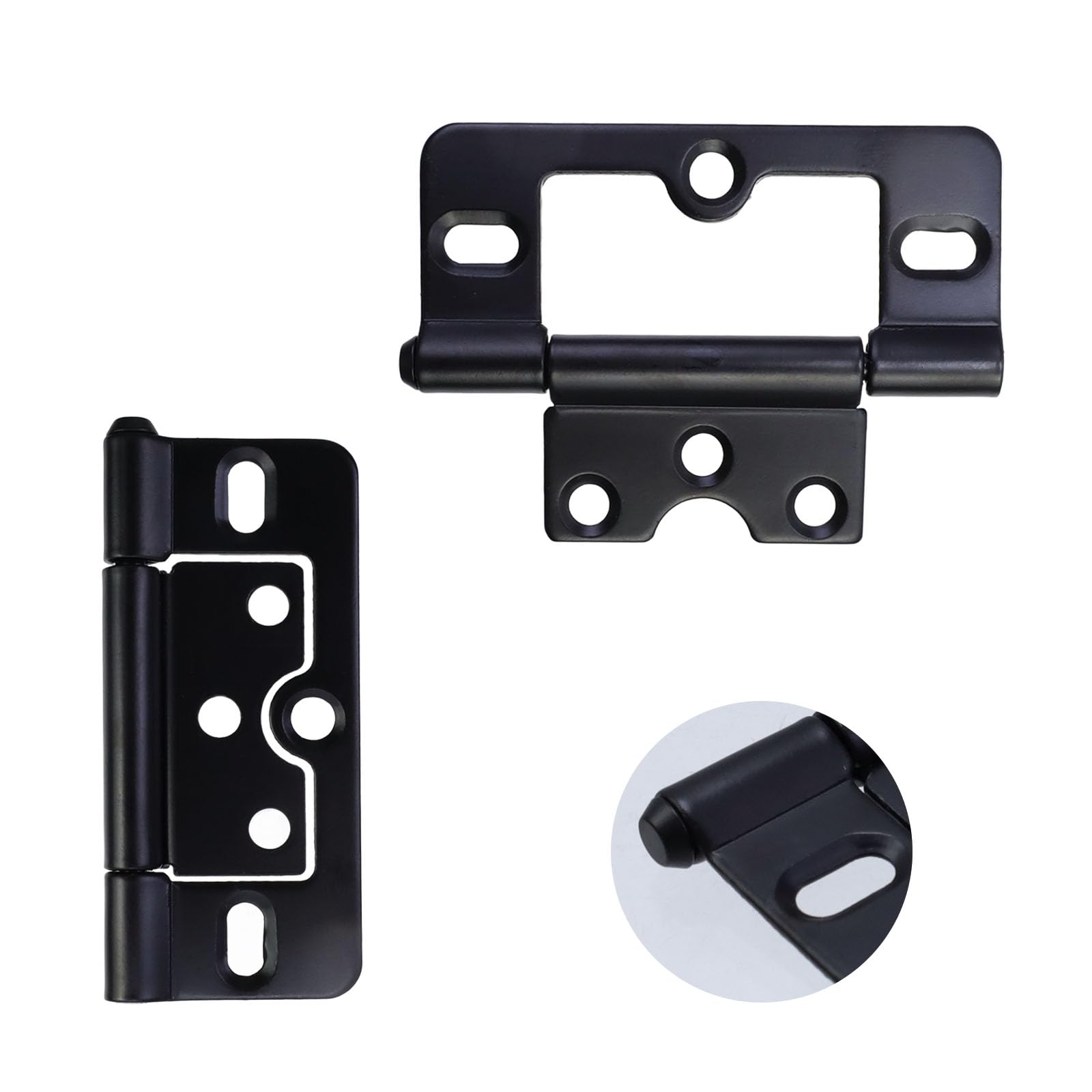 Coshar 6-Pack Flat Black Door Hinges -5 Coshar 6-Pack Flat Black Door Hinges -5