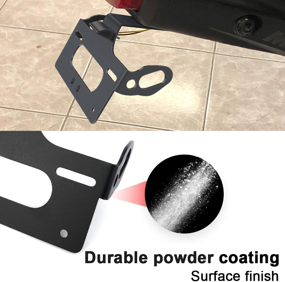 Xitomer Fender Eliminator Compatible with CB750 Hornet 2023 2024 2025 License Plate Bracket Accessories Tail Tidy with LED Light
