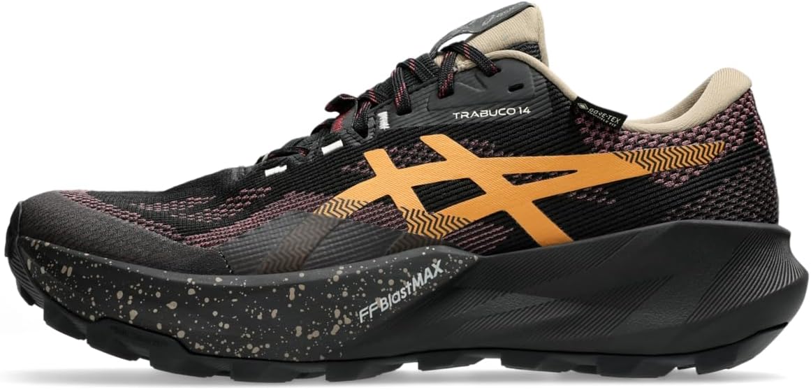 【treacle】ASICS アシックス TRABUCO 14 GTX ASICS Tênis de corrida masculino Trabuco 14 GTX Trail, Preto/peito